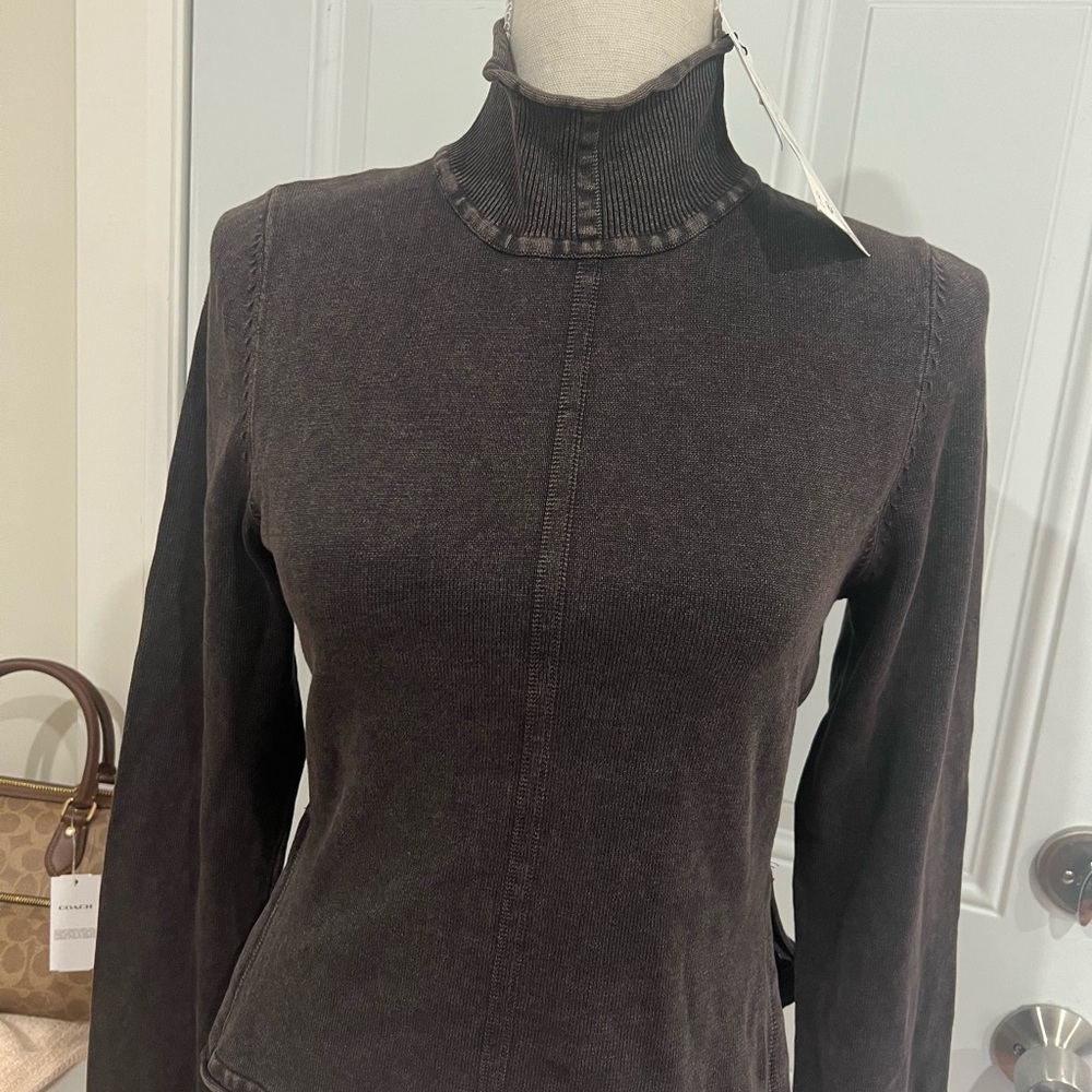 Zara Gray Fitted Sweatshirt
